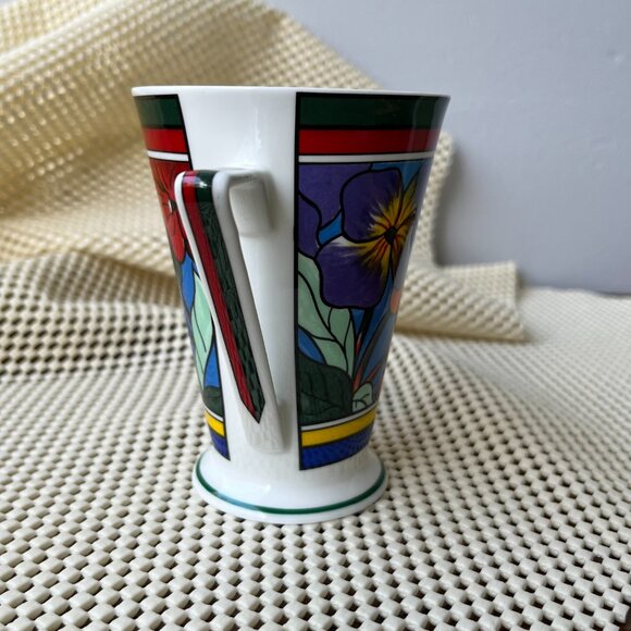 Walled Garden 2 Mugs by Wren England Flowers Poppies Violets - Picture 9 of 16